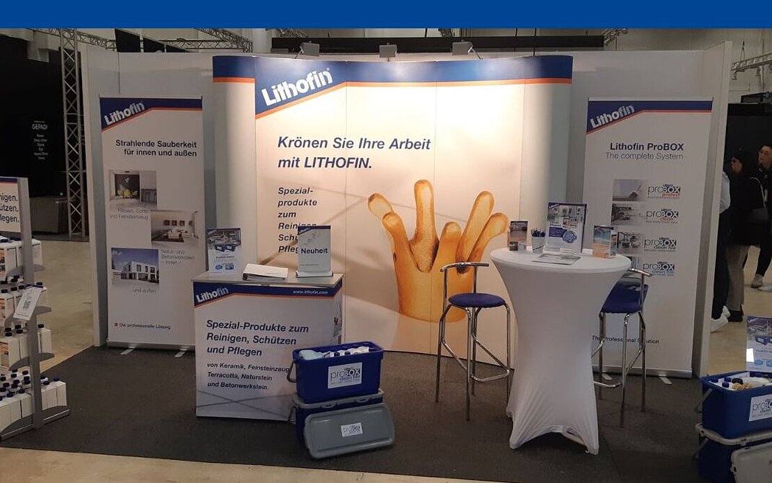 Lithofin Messestand CeramVision