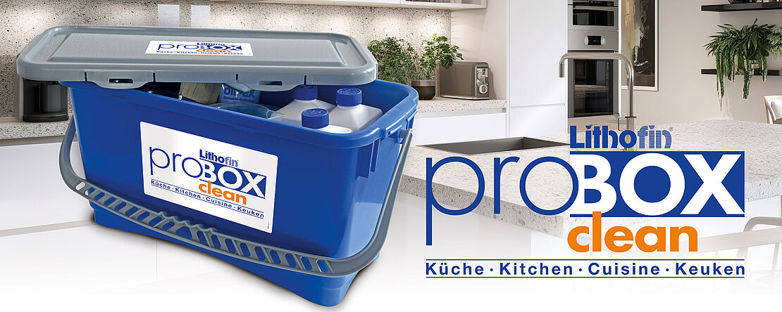 Lithofin ProBox Clean vor Küche