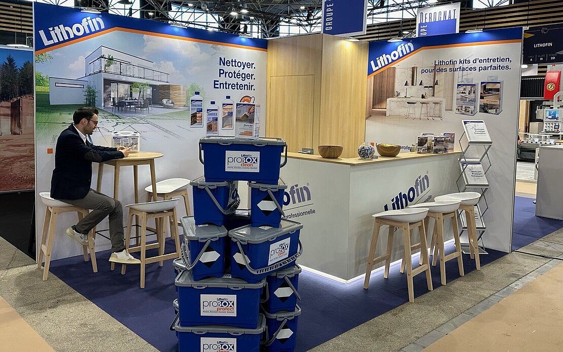 Lithofin ROCALIA Messestand