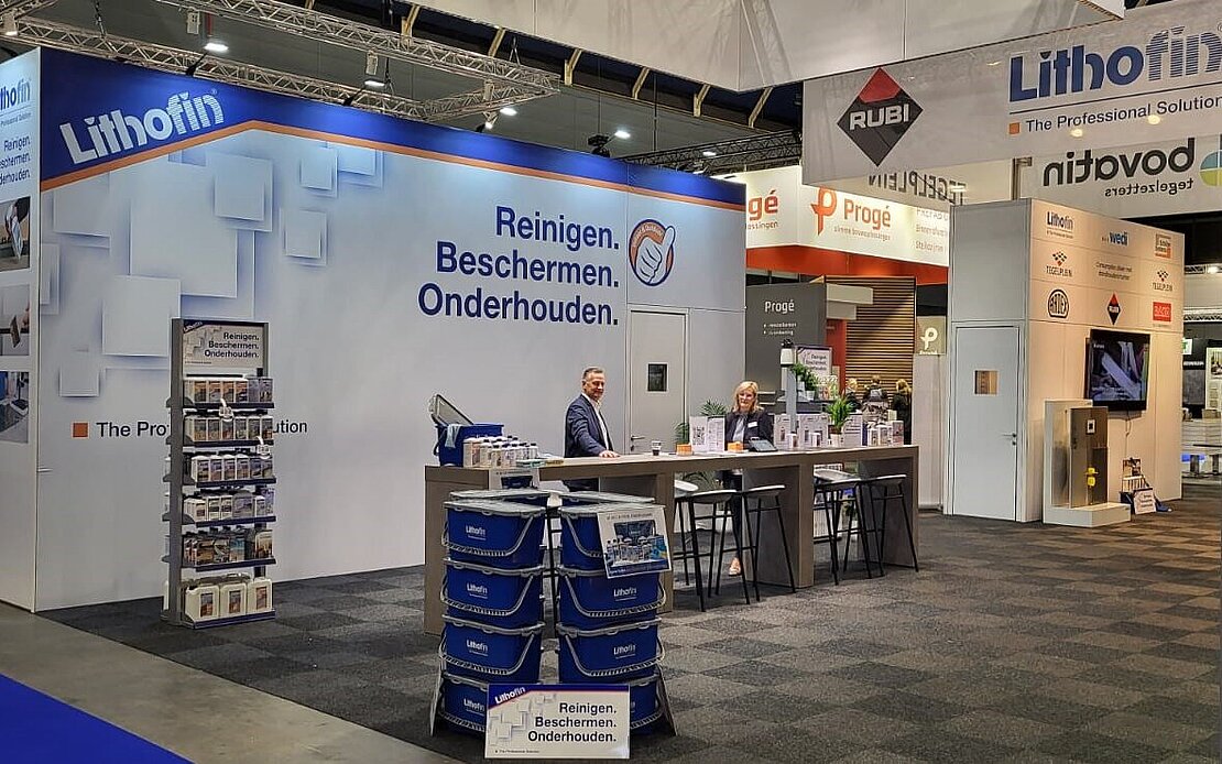 Lithfon bei der Bouwbeurs