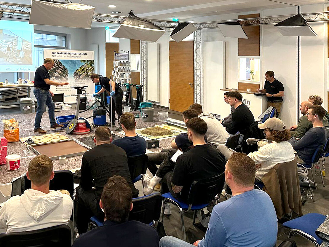 Lithofin Schulung Steinbeisschule