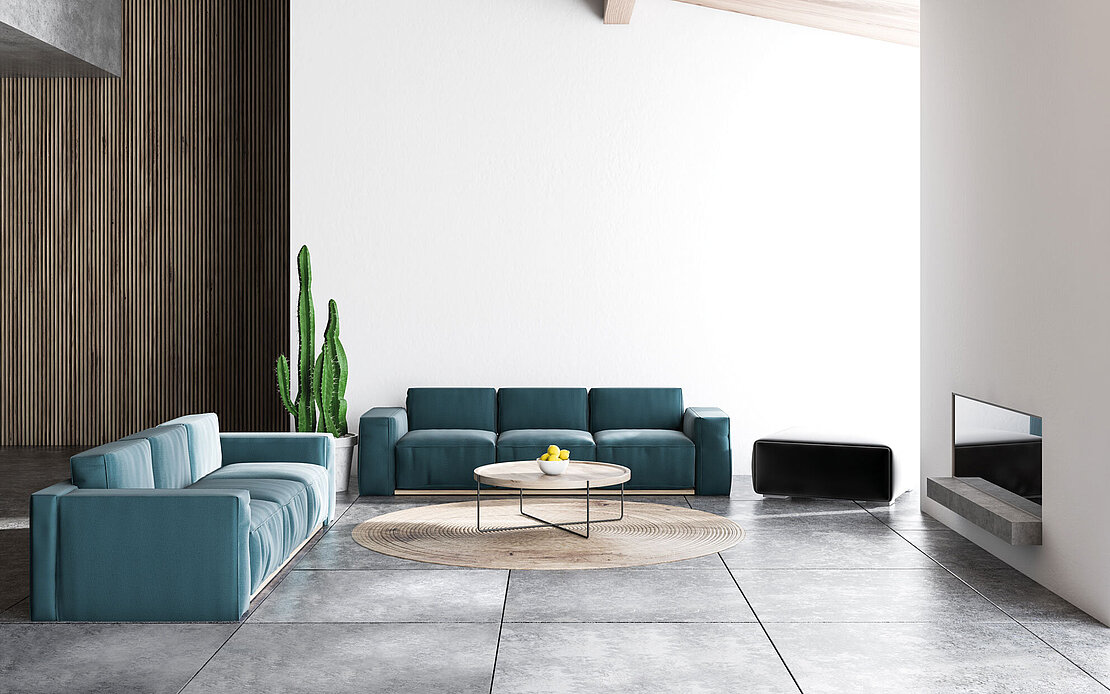 Gepflegter Natursteinboden