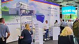 Lithofin Messestand, Messebetrieb Stone+Tec
