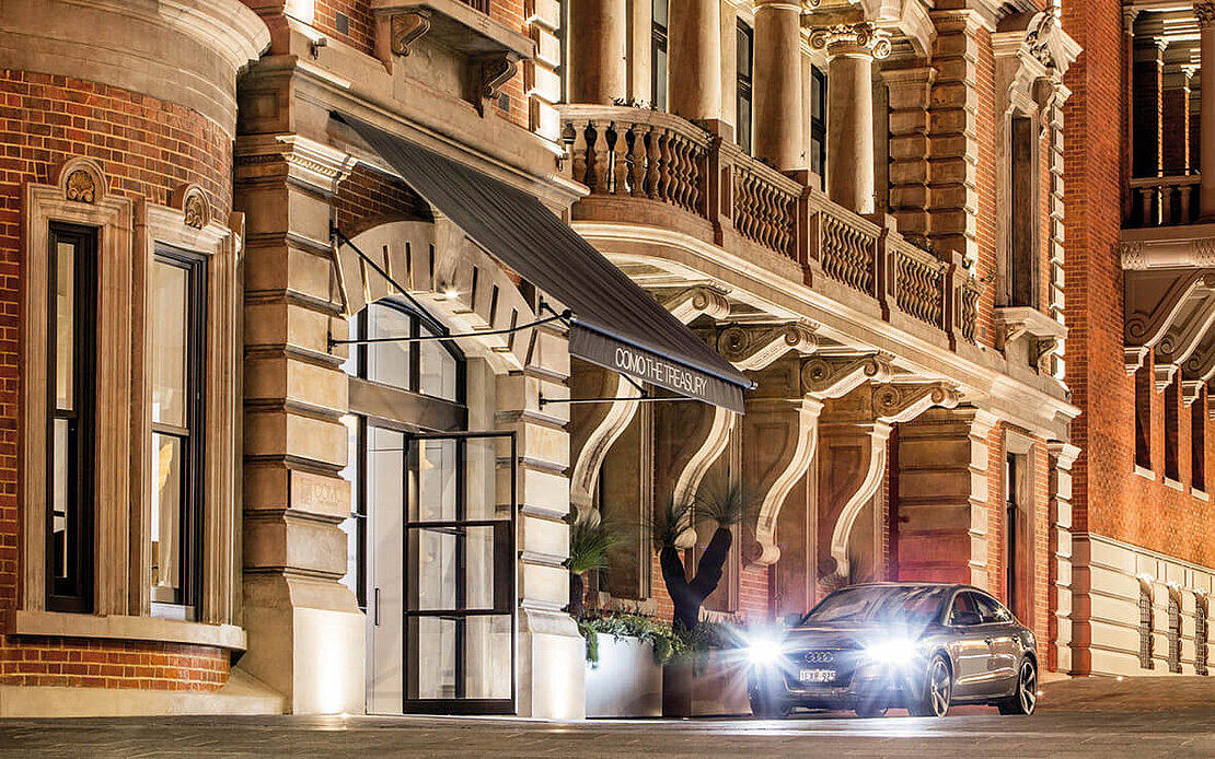 COMO The Treasury, Australien Fassade