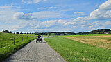 Natursteinschulung Altusried - Quad Tour Weg Natursteinschulung Altusried Feldweg und Wiese
