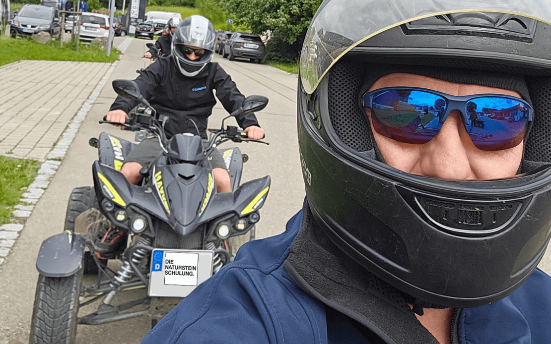 Natursteinschulung Altusried - Quad Tour Lithofin-Referent Natursteinschulung Altusried Quad