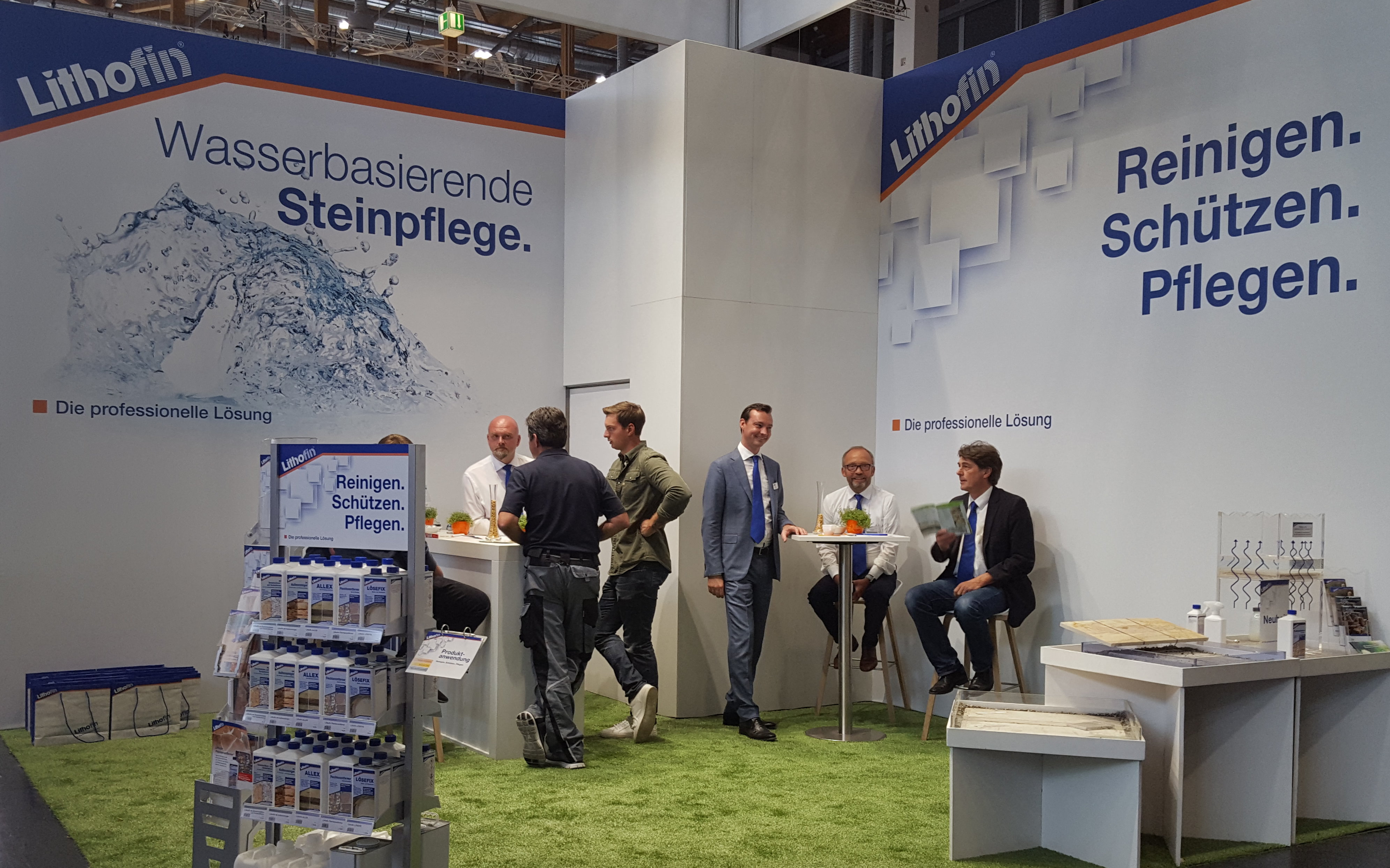 Lithofin Messestand