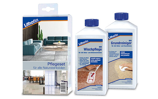 Lithofin Natursteinboden Pflegeset