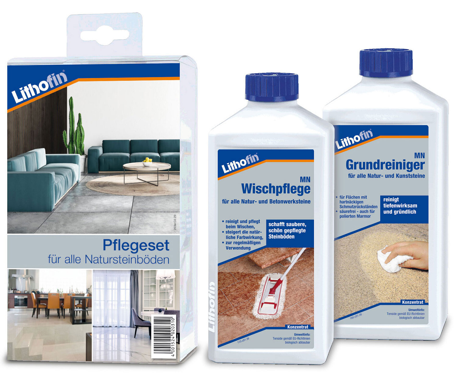 Pflegeset Naturstein Produktbild