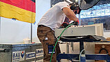 Deutscher Weltmeister der Berufe bei der Steinarbeit