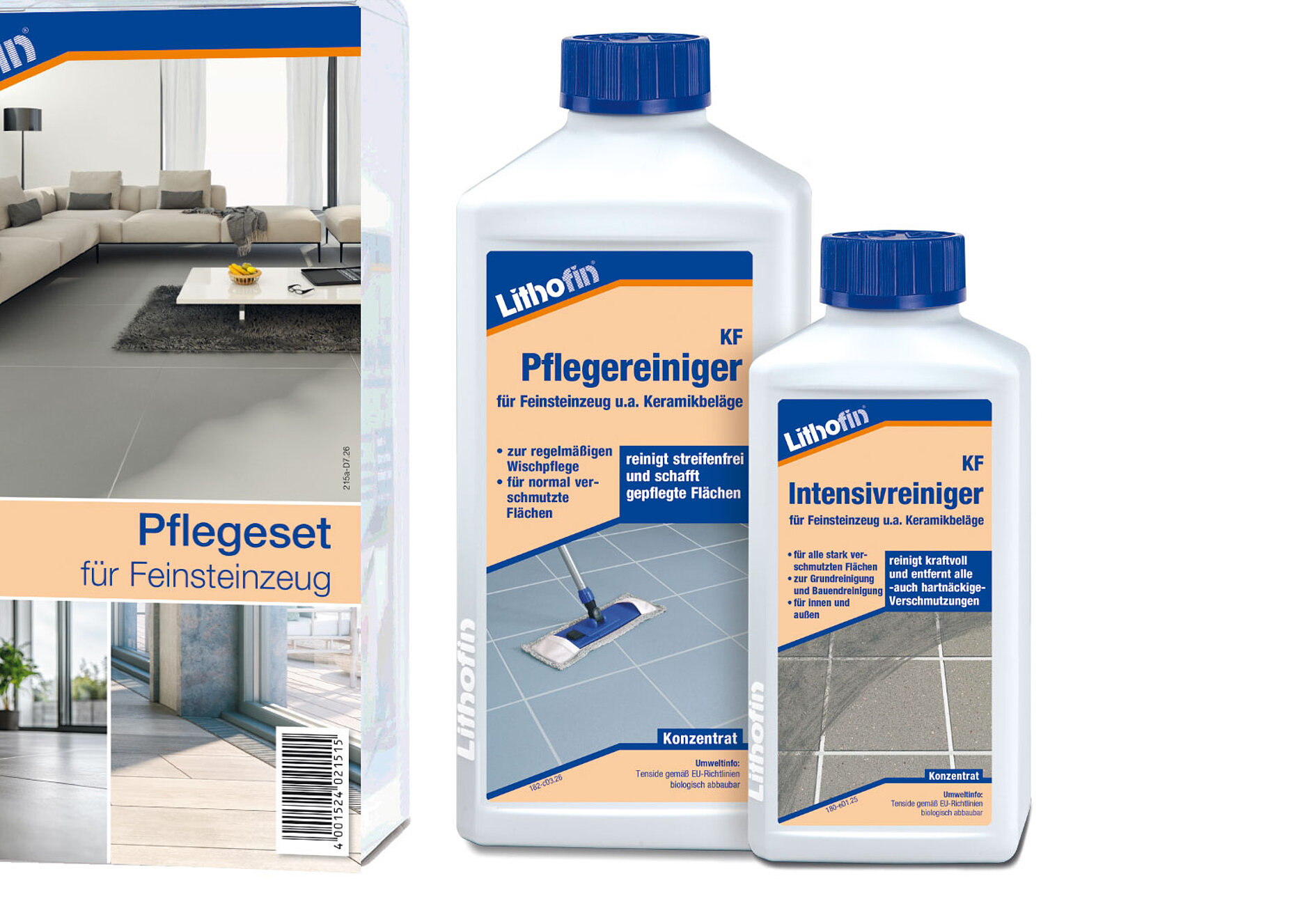 Pflegeset Feinsteinzeug