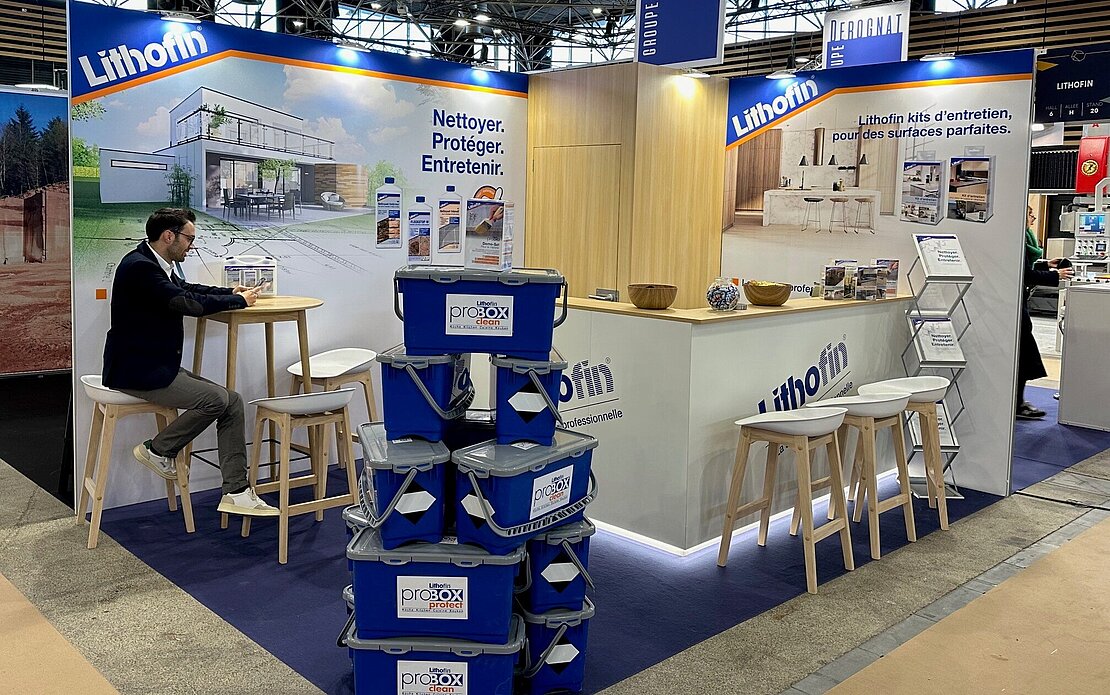 Lithofin ROCALIA Messestand