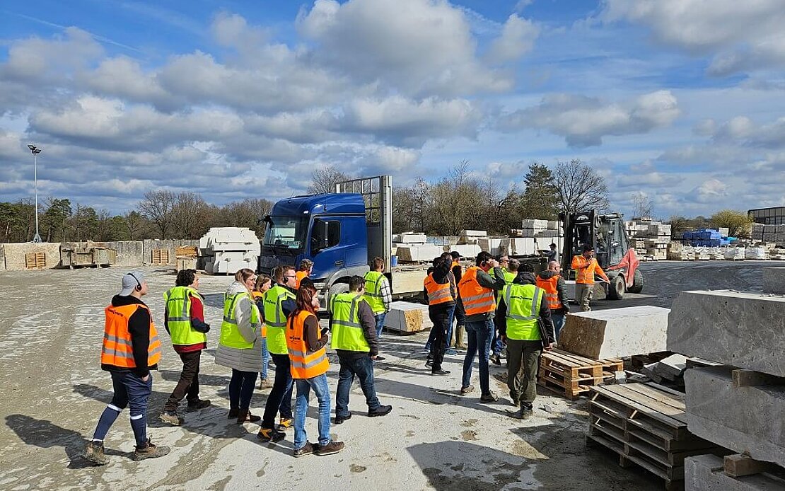 Natursteinschulung beim Steinbruch Emsing
