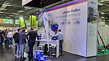 Lithofin Messestand, Messebetrieb Stone+Tec