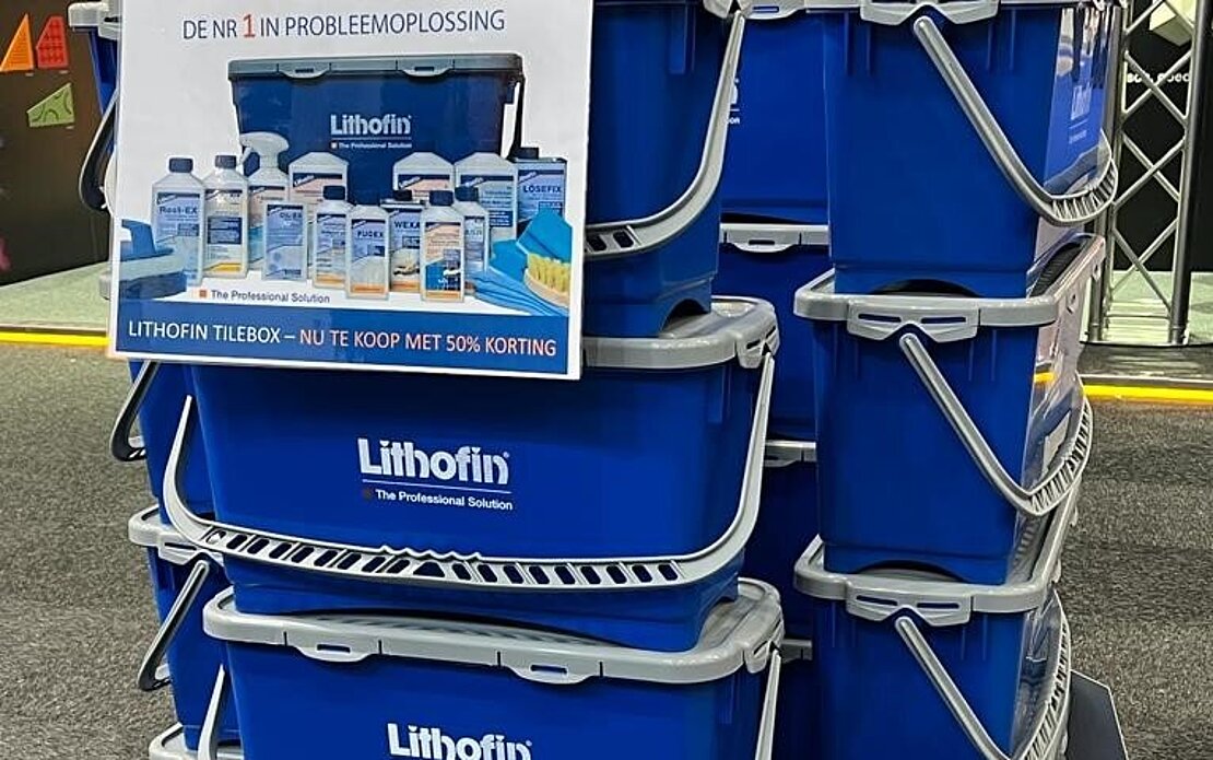 Lithfon bei der Bouwbeurs