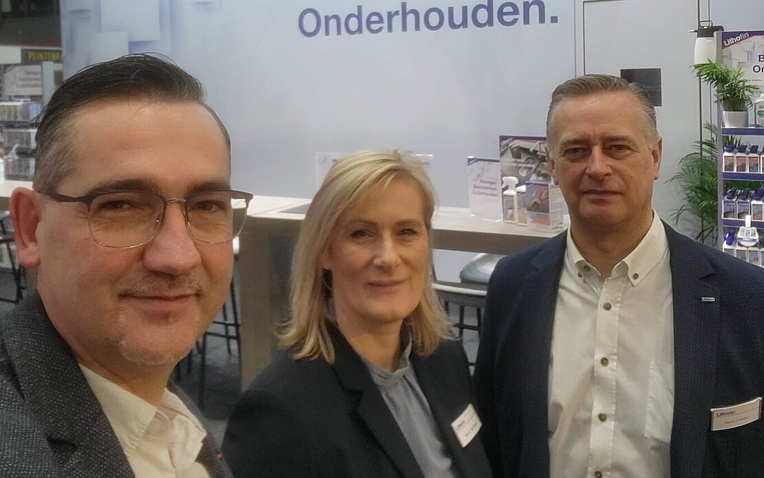 Lithfon bei der Bouwbeurs Messeteam