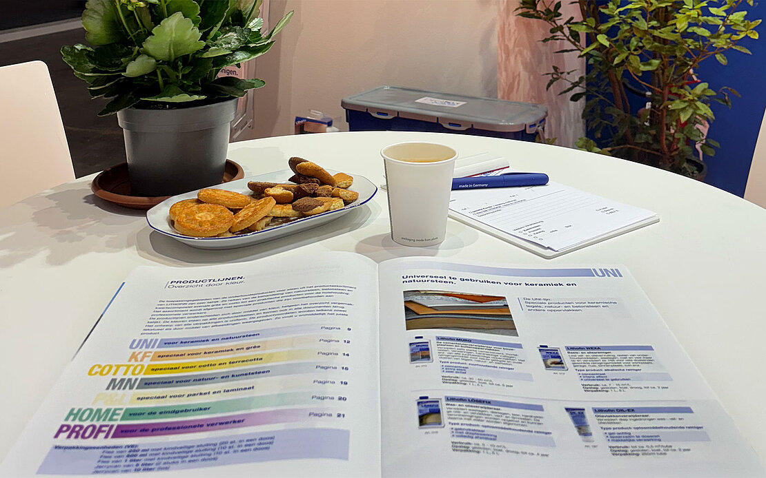 Lithofin Messestand Lithofin Katalog Marmomac