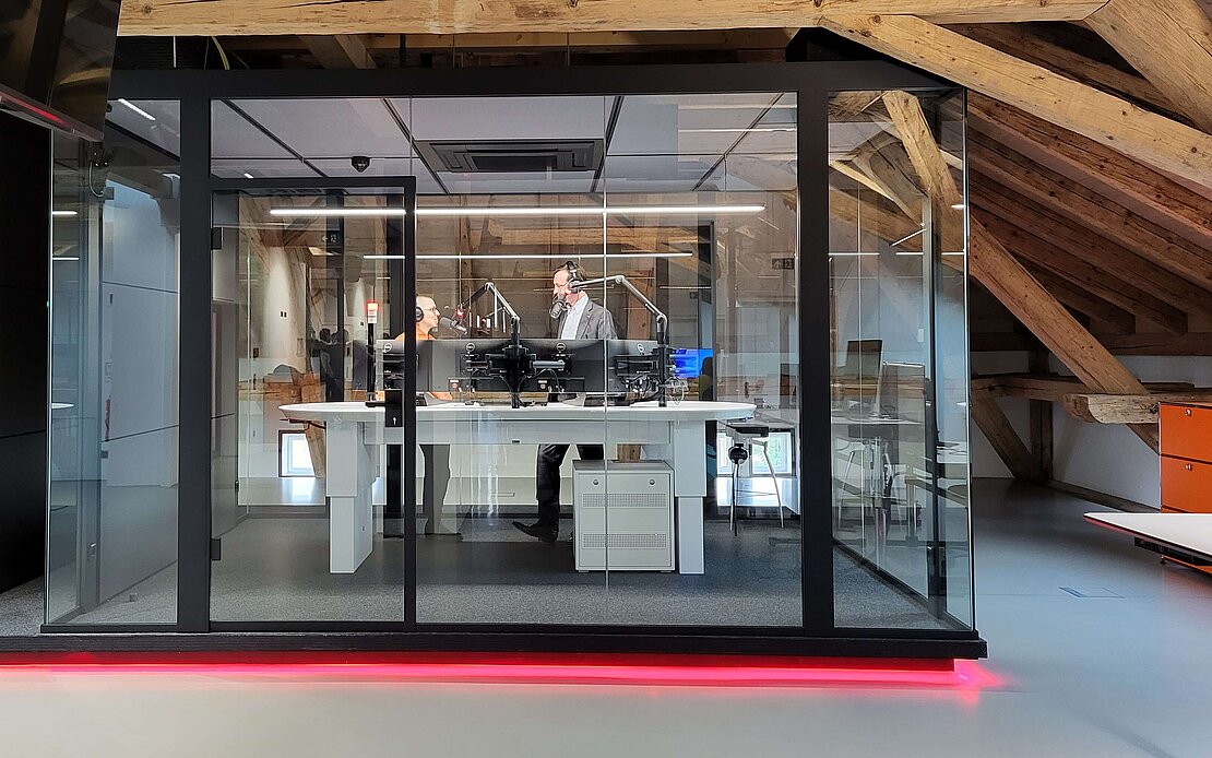 Lithofin in Ton-Aufnahmekammer Radio