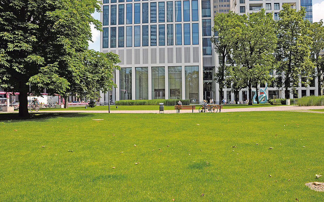 Taunusturm Grünfläche