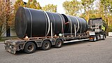 Anlieferung neuer Tank